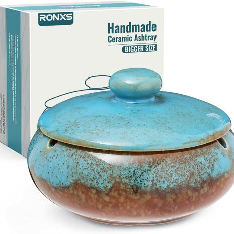 RONXS Outdoor Ash tray for Patio with Lid